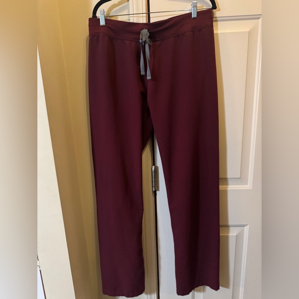 Figs Burgundy Pants XL